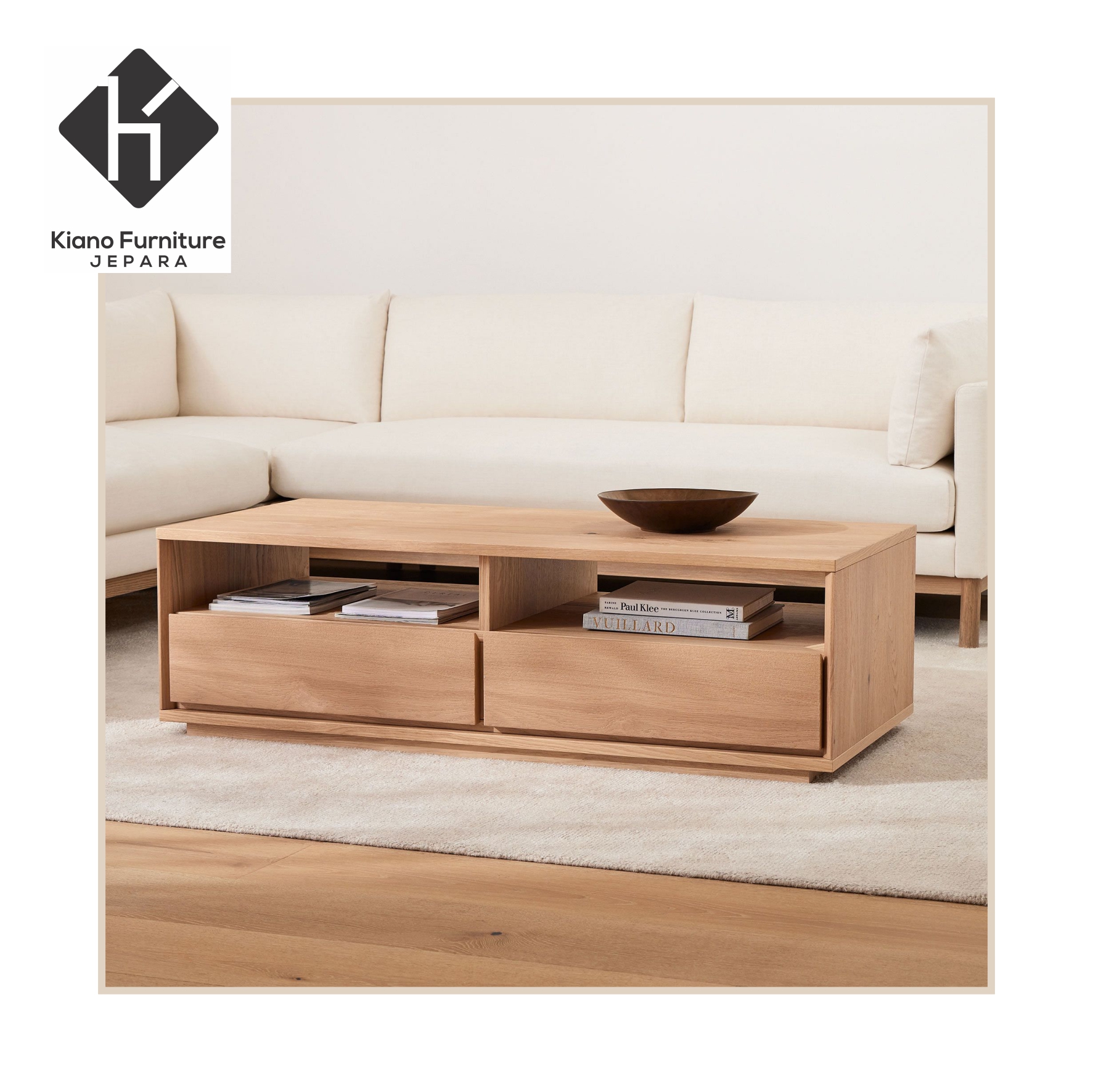 Meja Tamu Minimalis Modern | Coffee Table | Meja Ruang Tamu Kayu Jati