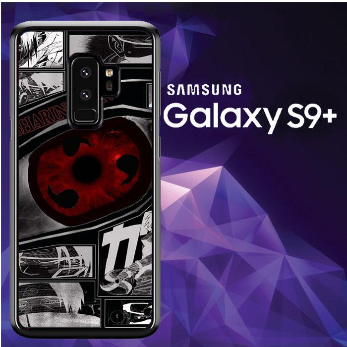 Casing Samsung Galaxy S9 Plus Custom Hardcase Anime Naruto Sharingan M00302 Case Cover
