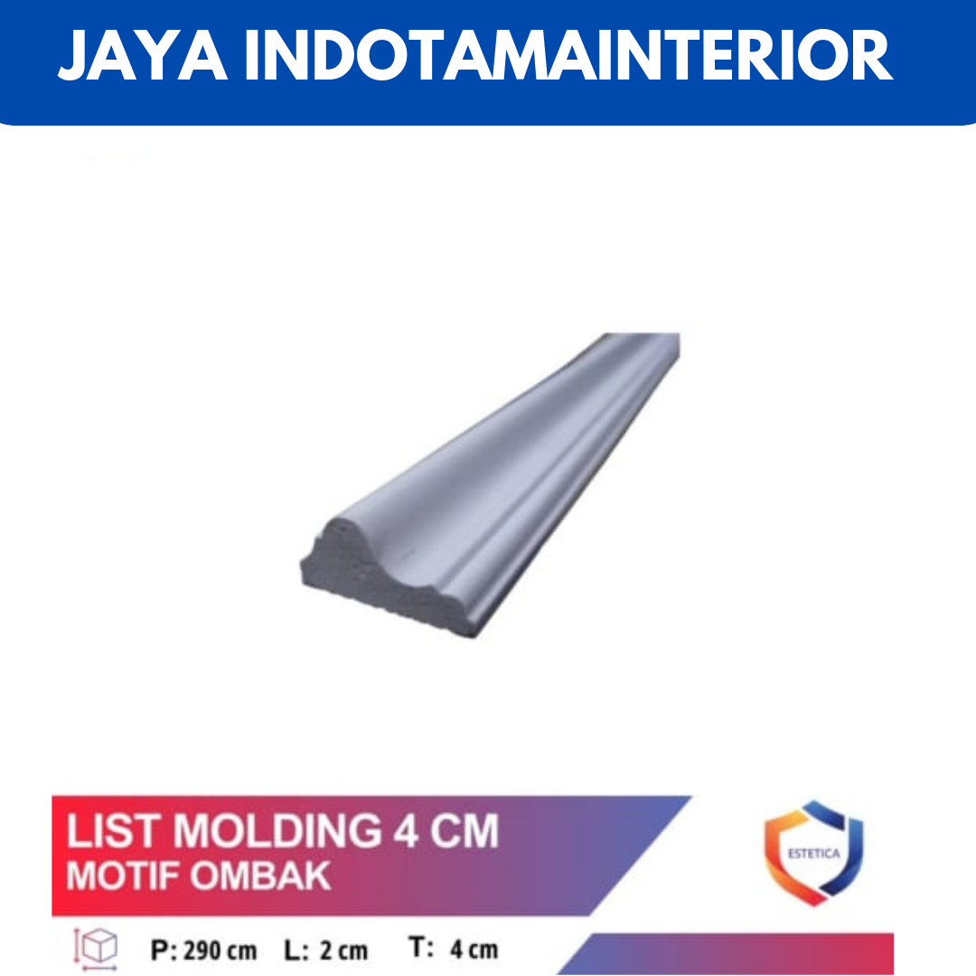 Wall Moulding List Dinding Profile PVC Moulding Molding Anti Air Rayap
