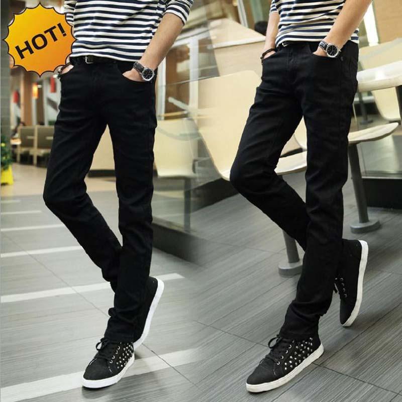 Saroha Celana Pria Slim Fit Fashion Pakaian Jeans Pria Model Skinny Pensil Celana Panjang Denim Street