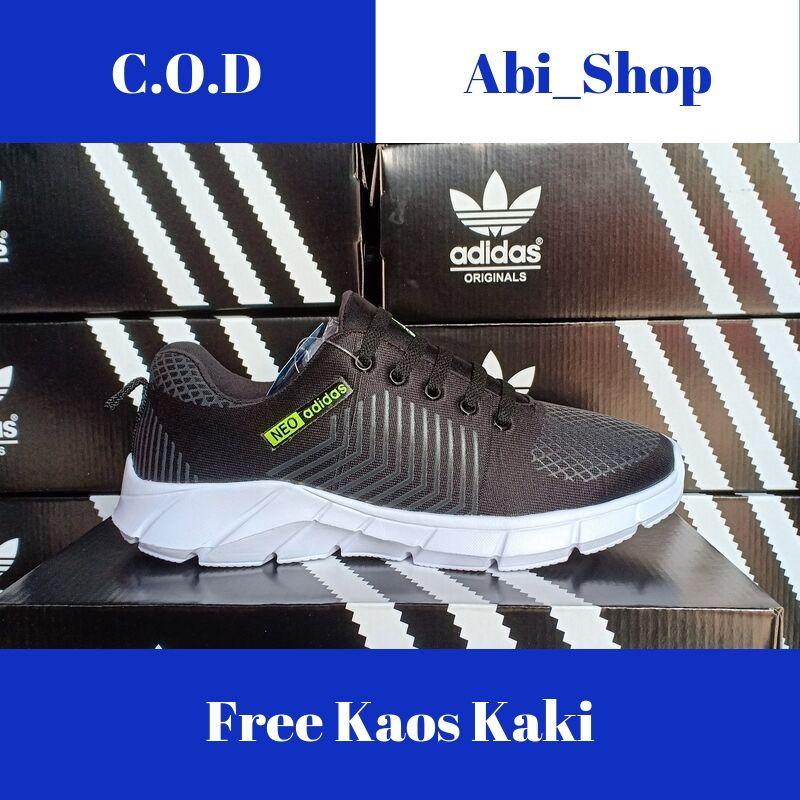 SEPATU ADIDAS01 NEO SNEAKERS PRIA RUNNING SEKOLAH RUNNER OLAHRAGA LARI SPORT GYM FITNES PRIA WANITA SANTAI CASUAL TERMURAH TERLARIS FREE KAOS KAKI