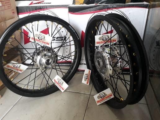 Velg Sepaket Rx King/Rxk Velg Rossi 185-215 Ring 18 Siap Pake