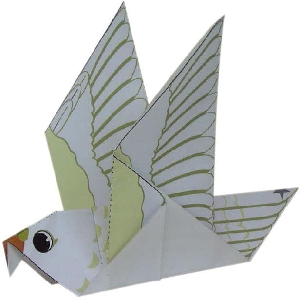 Origami Pigeon Papercraft Lazada Indonesia