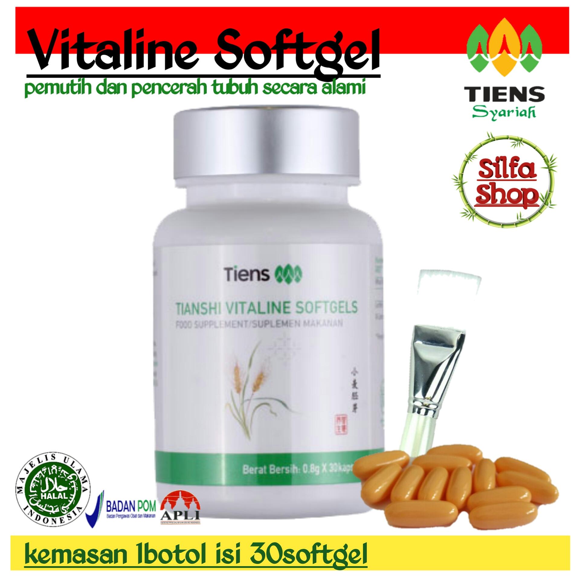 Tiens vitaline softgel FREE-KUAS / suplemen Pemutih kulit dan wajah alami / obat anti oksidan alami / kaya akan vitamin E terbesar di dunia / Isi 30softgel / by silfa shop