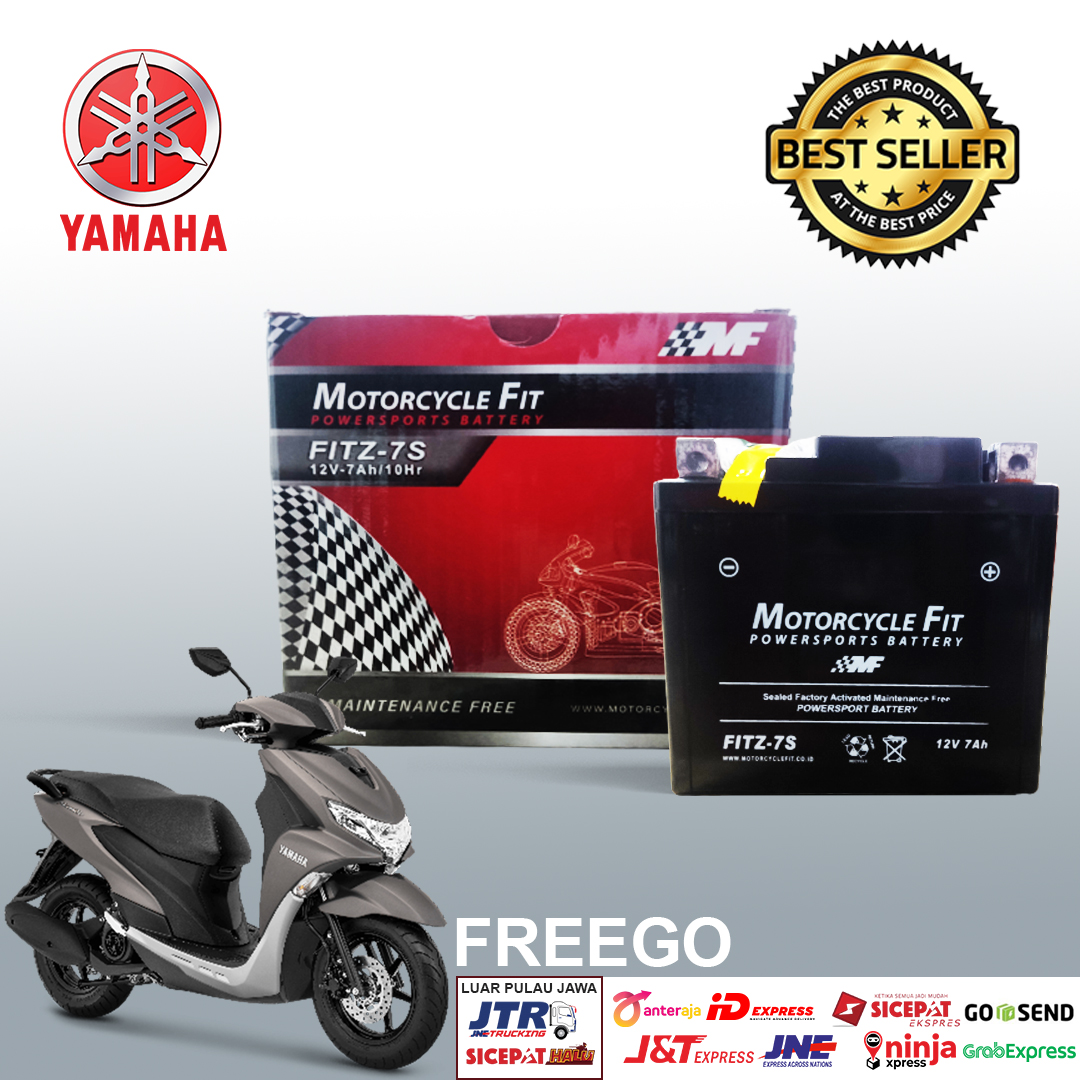 Aki motor yamaha freego GTZ7S aki kering motorcycle fit FITZ7S | Lazada