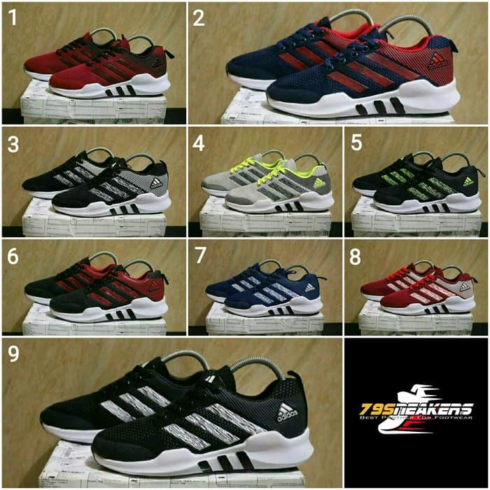 Sepatu Sneakers Sepatu Adidas1 EQT Premium Original Sepatu Pria Sepatu Olahraga Sepatu Running Sepatu Jogging Sepatu Gaya Sepatu Keren Sepatu Merah Hitam Navy Abu-abu