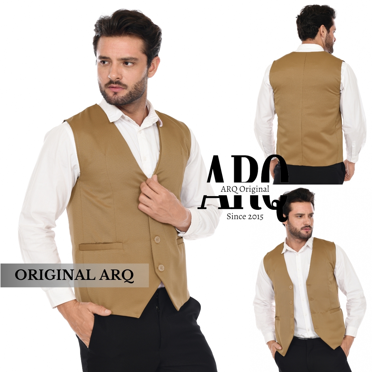 Terlaris Rompi Vest pria Rompi Jas Blazer simple polos- vest jas