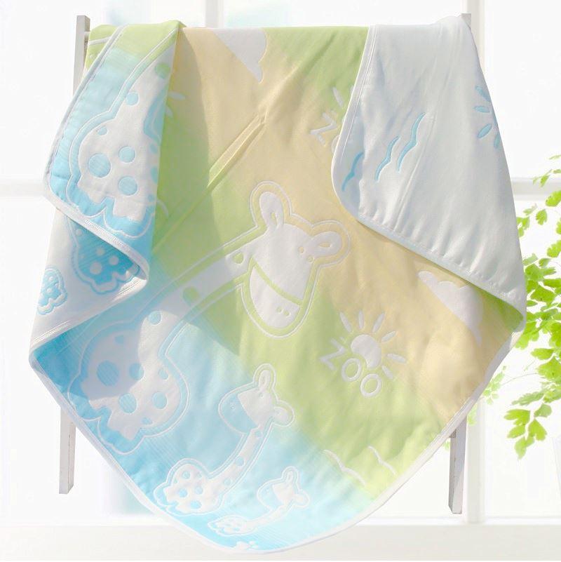 6 Lớp Vải Xô Bé Chăn Đắp Cho Bé Sơ Sinh, Chăn Trẻ Em Thoáng Khí Mềm Mại Thoải Mái 100% Cotton Chăn Mỏng Đắp Mùa Hè