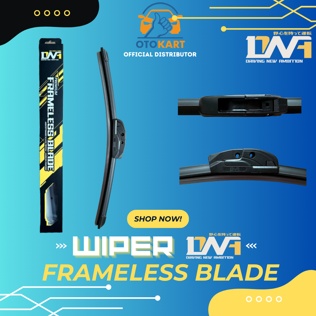 Wiper Mobil DNA Frameless Blade / Wiper Frameless Blade DNA Original ...