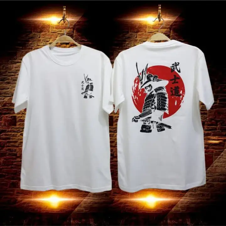 Kaos Distro Kaos Pria Distro Kaos Samurai Kaos Samurai Jepang Tentara Jepang Firaz Shop Baju Distro Lazada Indonesia