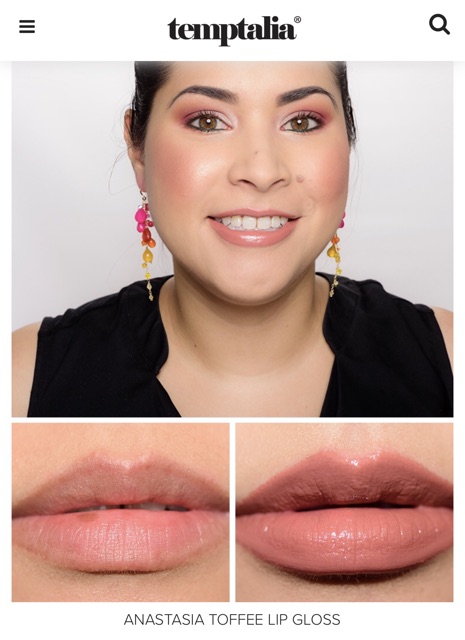 anastasia beverly hills toffee lip gloss