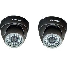 Citiview CCTV CT-SA620-VD Vandalproof IR Dome Camera 600TVL 2Pcs