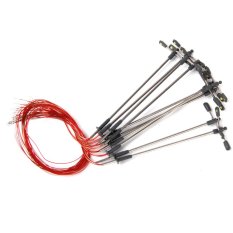 CTO 10 Pcs Model Lampu Jalan Lampu Double Head Model Pemandangan Kereta Api untuk Tata Letak