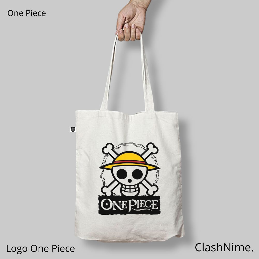 PROMO Tote Bag Anime One Piece Luffy Mugiwara team Clashnime Distro
