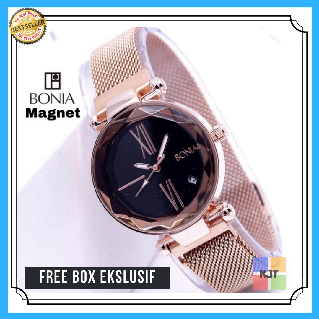 Jam tangan pria / Jam Tangan Wanita / Cewek Bonia Magnet Pasir Rosegold DISKON MURAH!!!