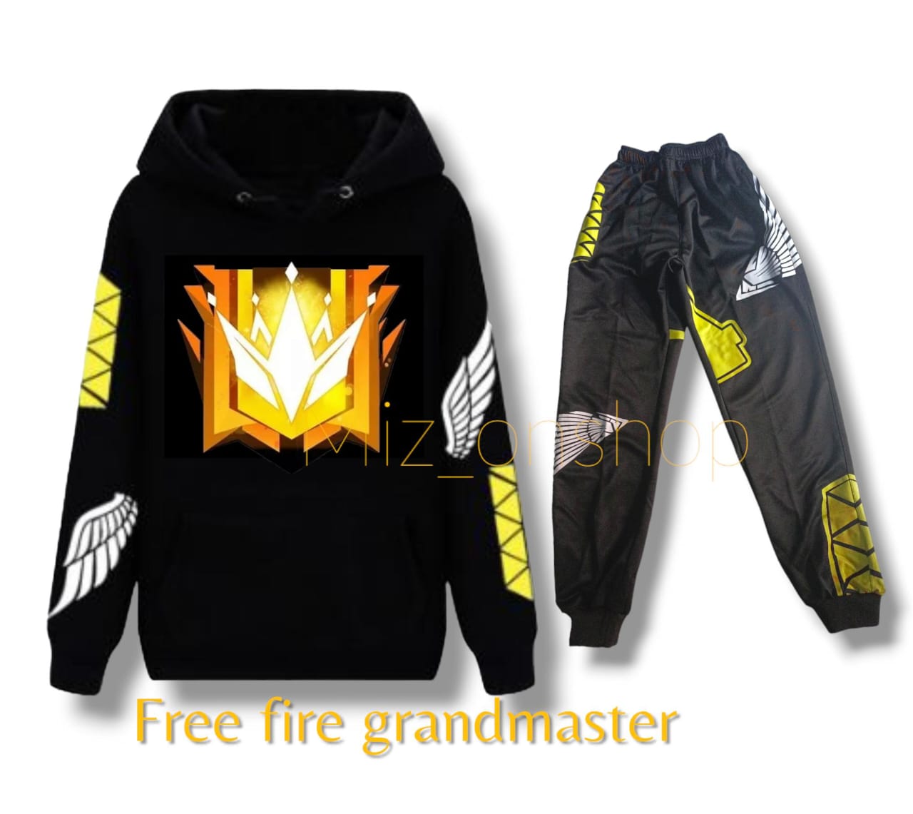 Moletom Angelical Casaco Masculino Do Free Fire Calca Angelical