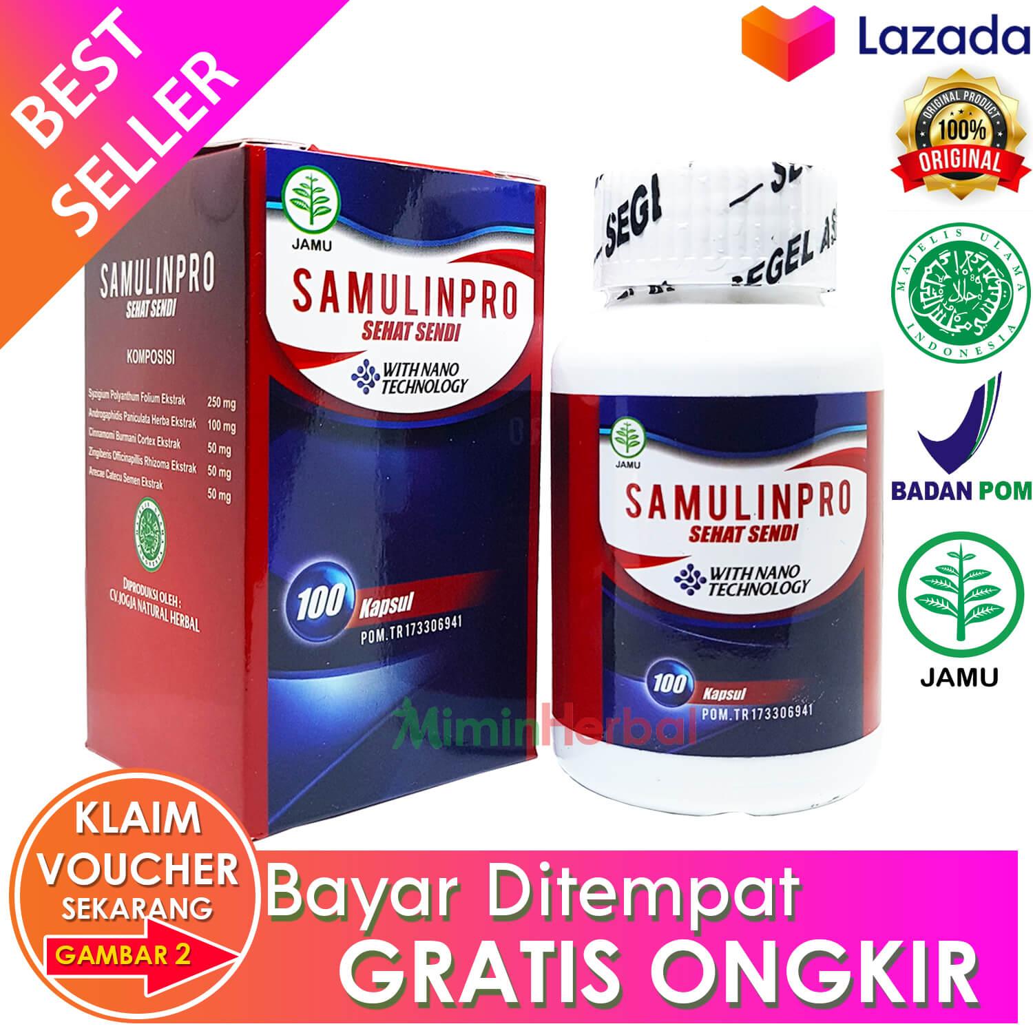 Walatra Sehat Sendi Original Ganti Nama Menjadi Samulinpro Sehat Sendi With Nano Technology Herbal Untuk Masalah Persendian, Asam Urat, Reumatik, Dan Nyeri
