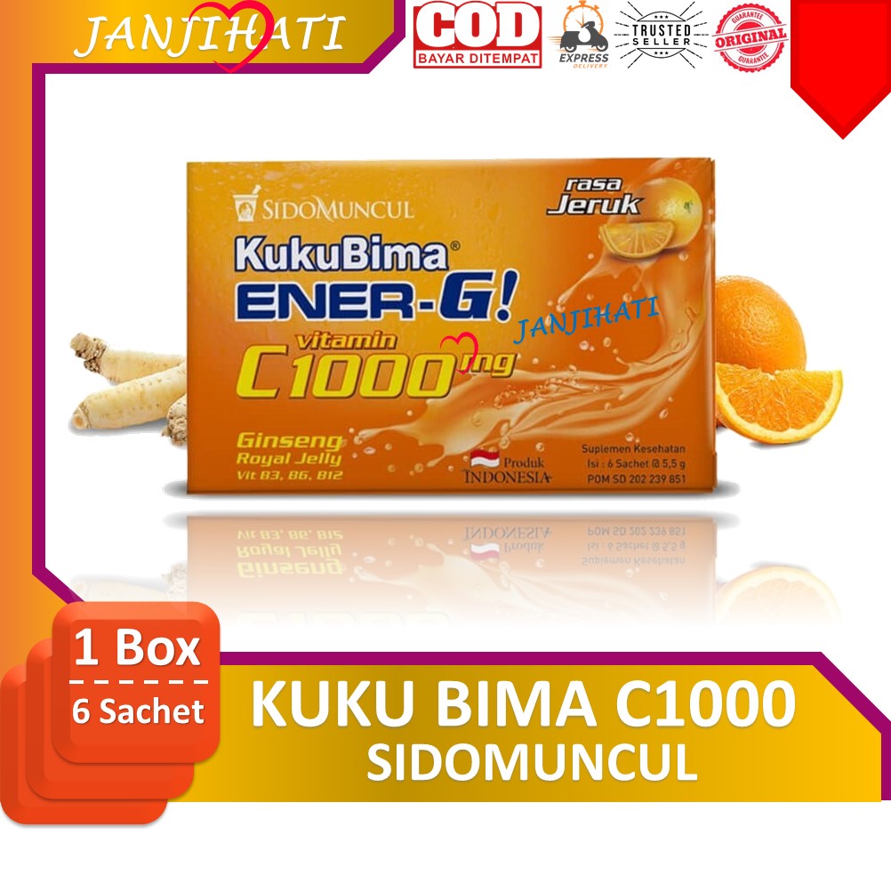 Jual Vitamin C 1000 Sidomuncul Jeruk Terbaru Lazada Co Id