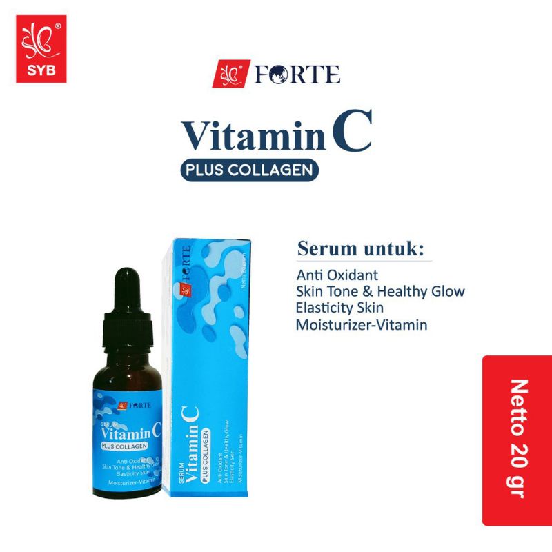 SYB FORTE BIRU ~ Serum Collagen & Vitamin C | Lazada Indonesia