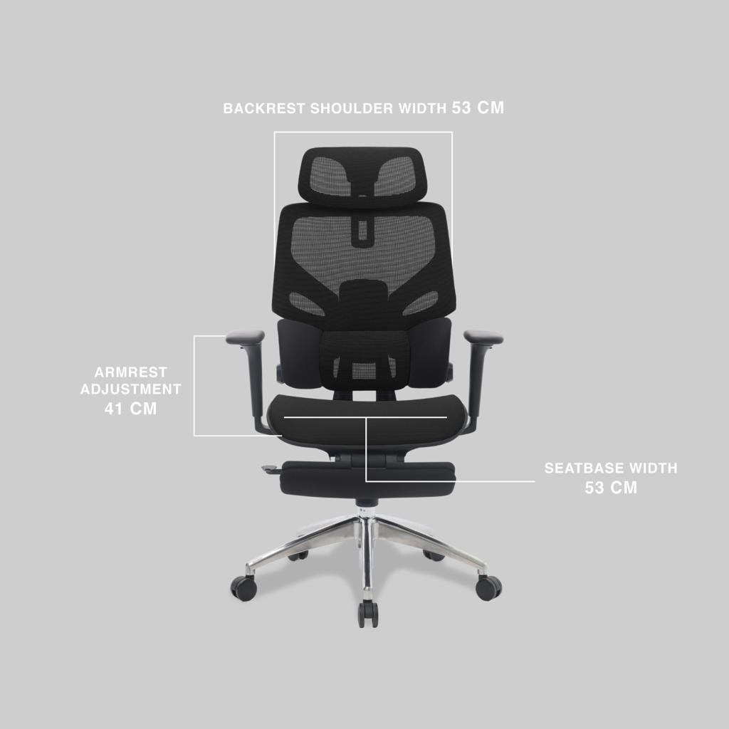 Rexus Daxa Zen EC3 DX-EC3 Ergonomic Office Chair Kursi Kantor