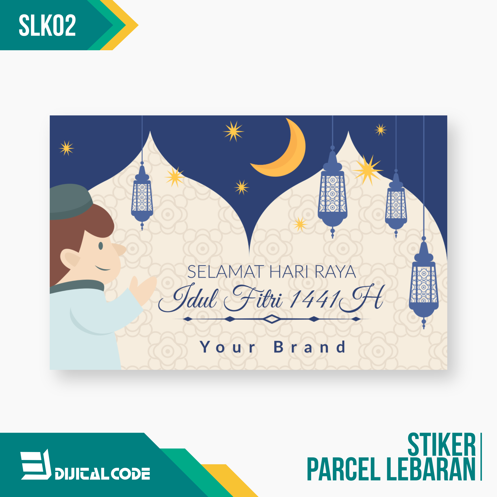 SLK02 Stiker Label Parcel Lebaran Idul Fitri | Lazada Indonesia