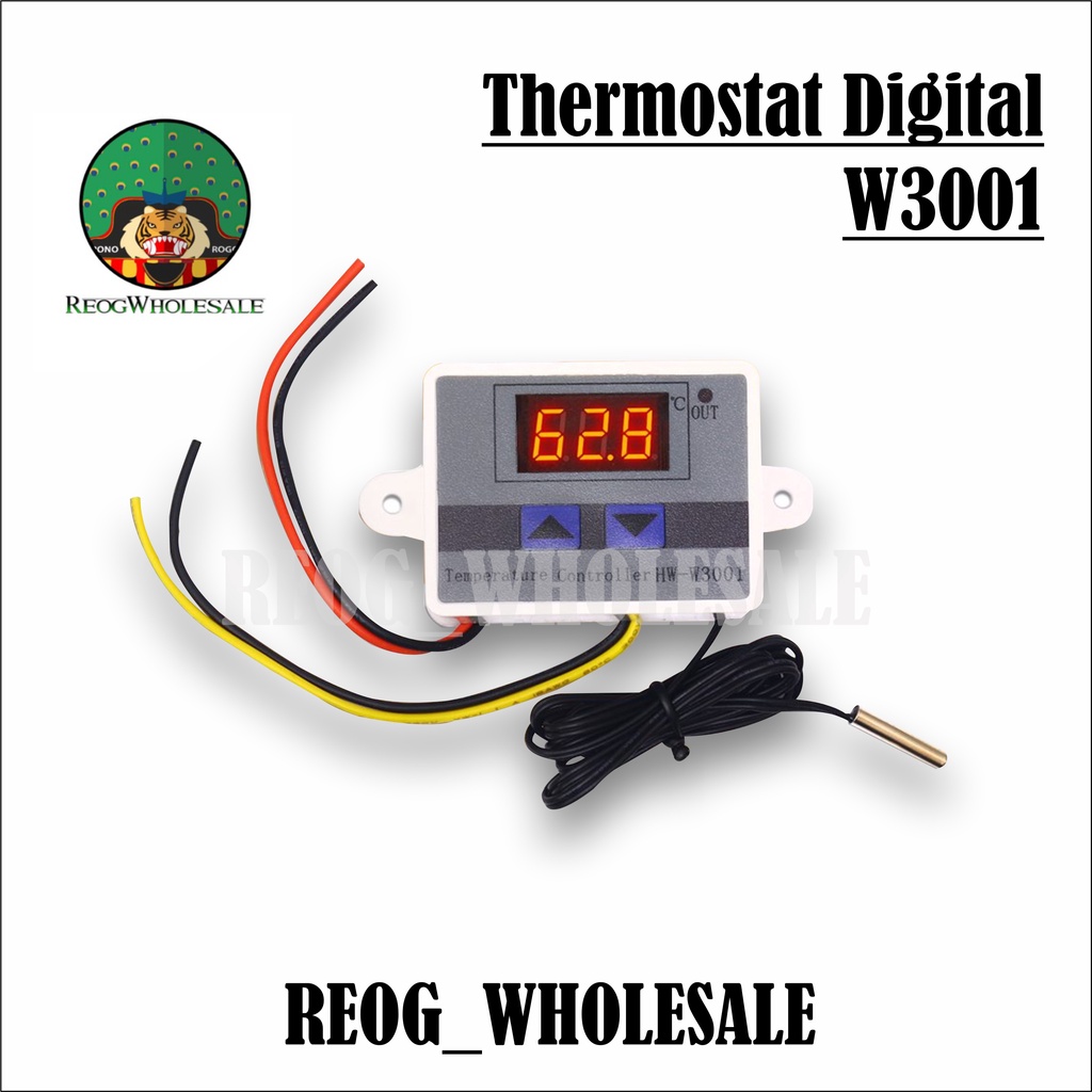 Thermostat Digital AC 12V 220V XH W3001 Termostat Alat Pengatur Suhu