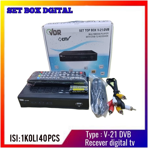 Set Top Box STB Dvb T2 Full Hd Receiver Tv Digital Full Hd Dvb T2