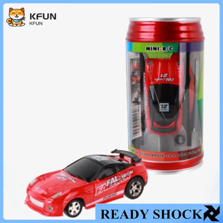 mini rc cars in a can