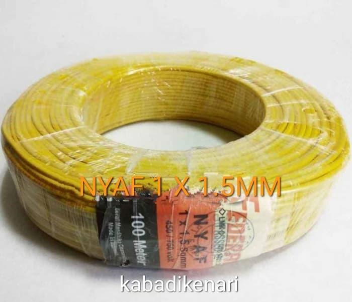 KABEL LISTRIK FEDERAL NYAF 1 X 1.5MM SERABUT BUKAN ETERNA ATAU SUPREME