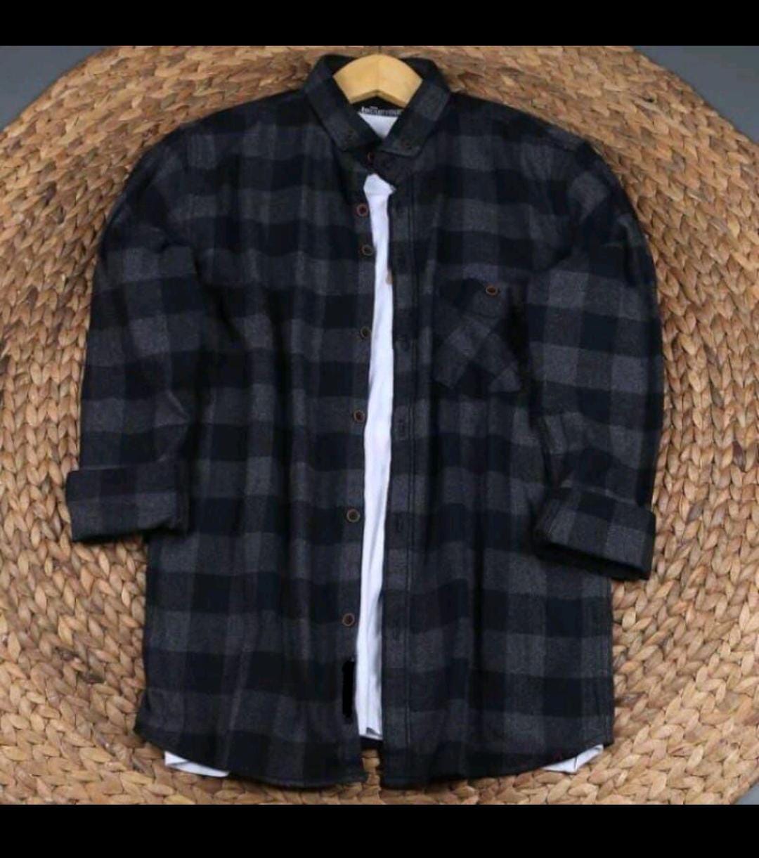Kemeja Flannel / Kemeja Panjang Kerja 