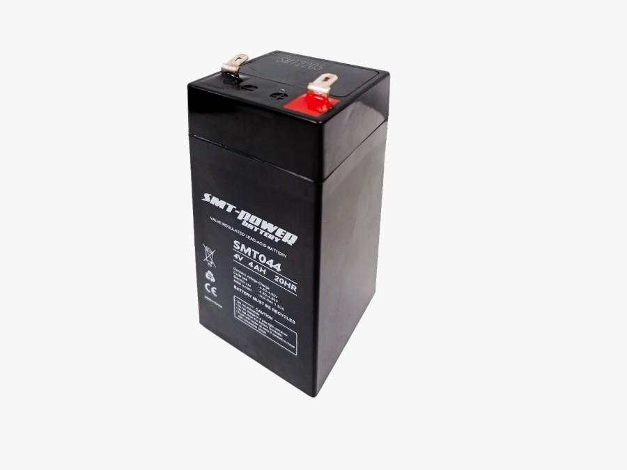 Baterai SMT044 4V 4AH 20HR Aki Kering MF VRLA SMTPOWER. Original ...
