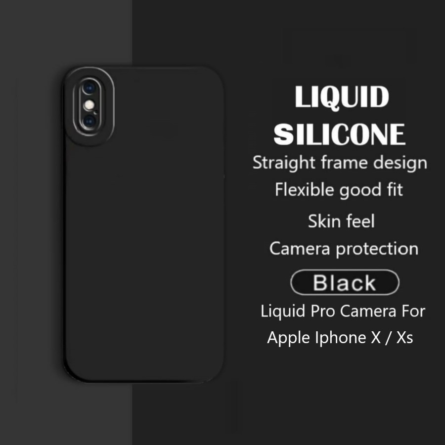 CASE IPHONE X IPHONE XS SOFT CASE LIQUID PRO CAMERA SQUARE