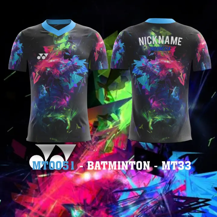custom baju badminton