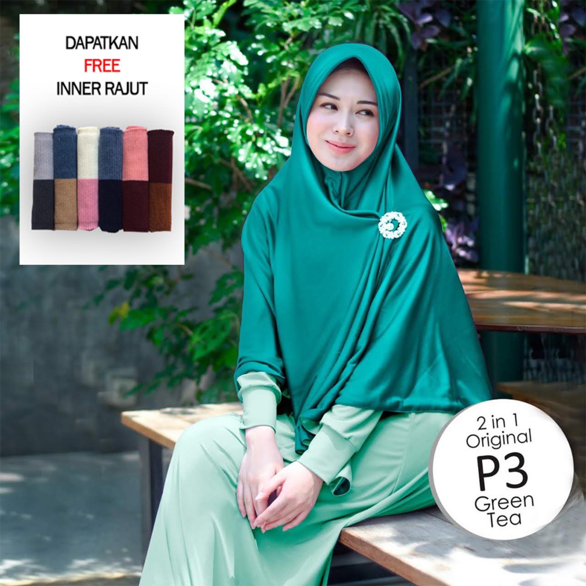 Zannah Hijab Jilbab Instan Bolak Balik Kerudung Instant Syari Jumbo Fashion Muslim Wanita Remaja Khimar Instant Termurah Paling Laris Best Seller Original Grade A - Free Inner