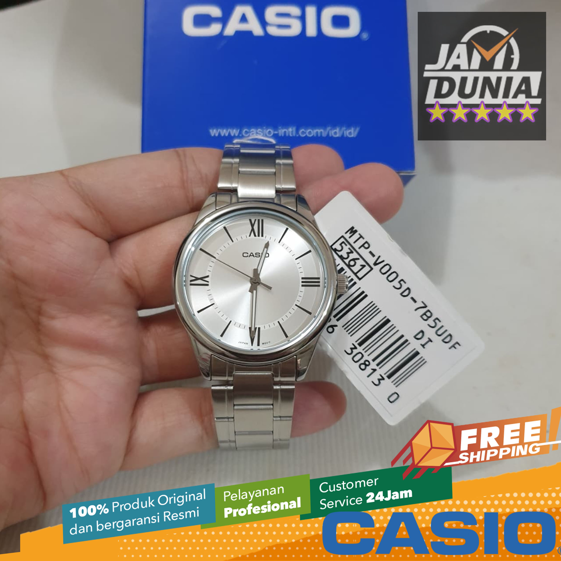 Casio Watch Casio Water Resist 5361 CASIO ORIGINAL CASIO MTP-V005L