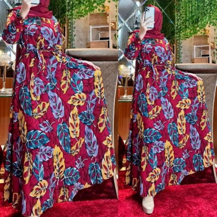 Gamis Janda Bolong Import Premium Gamis Terbaru 2021 Modern Lebaran Lazada Indonesia