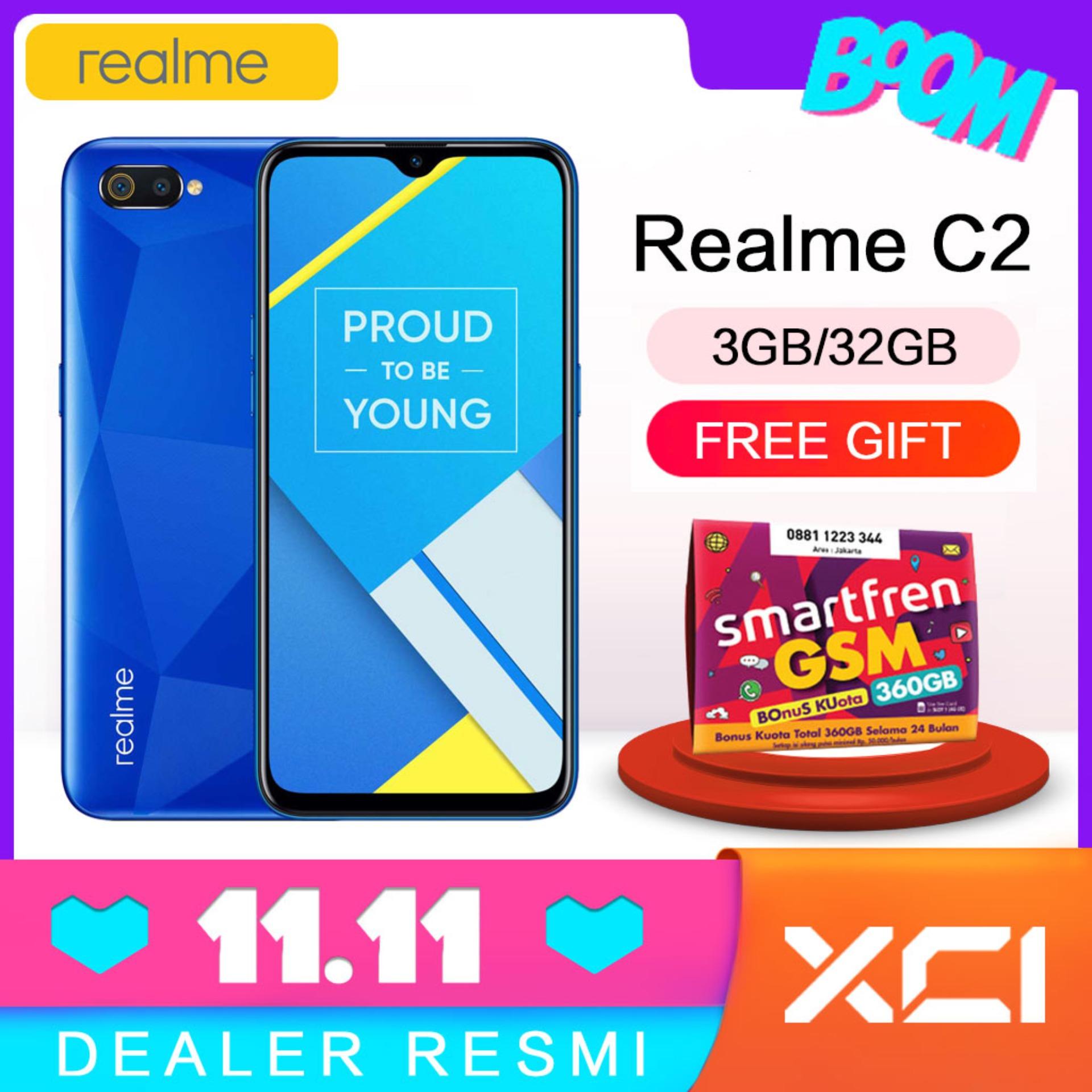 realme C2 3GB/32GB Layar Penuh “Dewdrop” Kamera Ganda 13MP + 2 MP AI