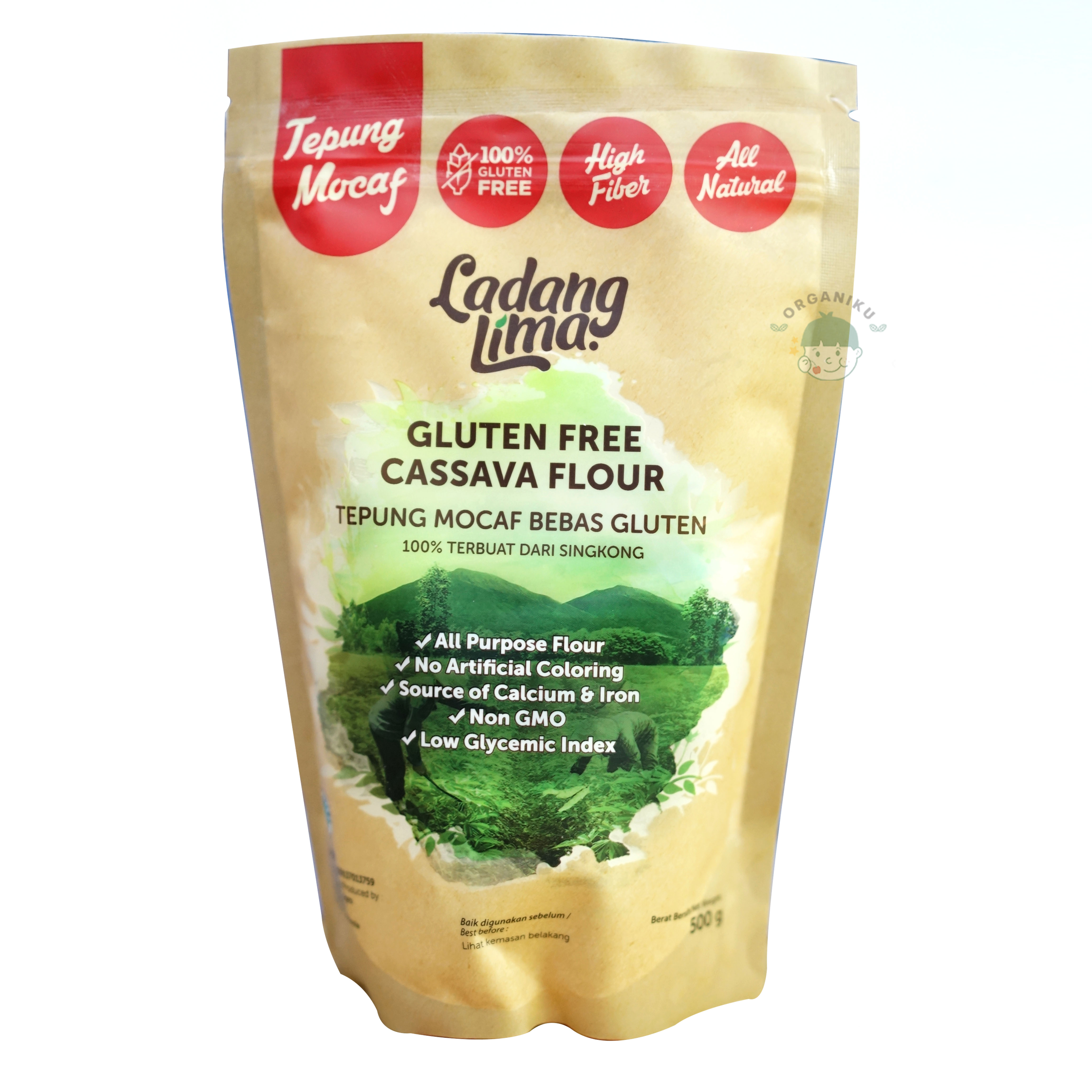 Ladang Lima Gluten Free Cassava Flour Tepung Mocaf Bebas Gluten 500gr