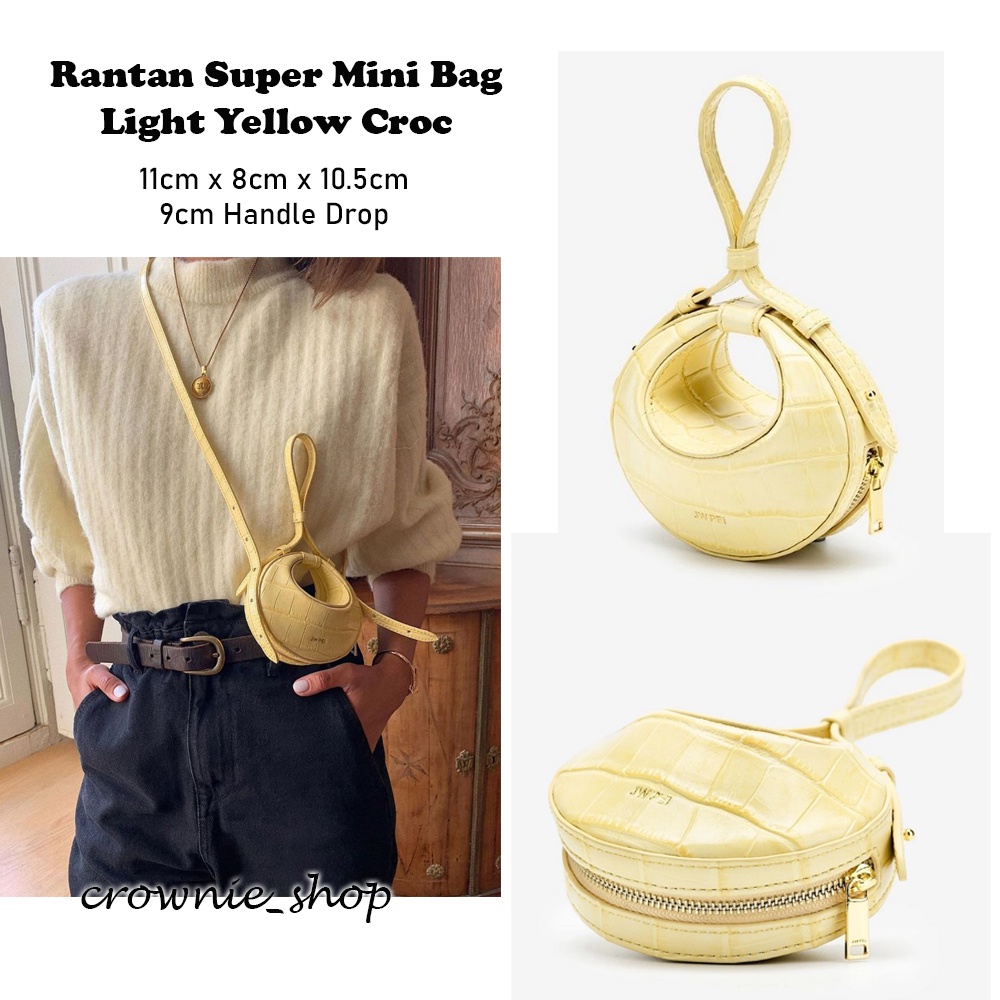 Jual JW PEI rantan super mini bag
