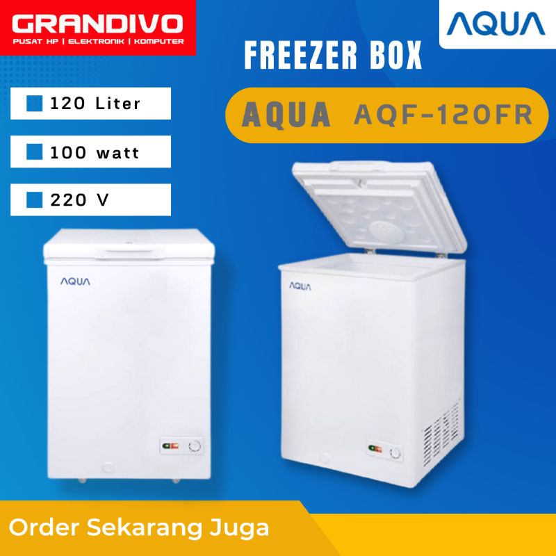 Aqua Japan Aqf Fr Chest Freezer Liter Watt Garansi Resmi Grandivo Lazada Indonesia