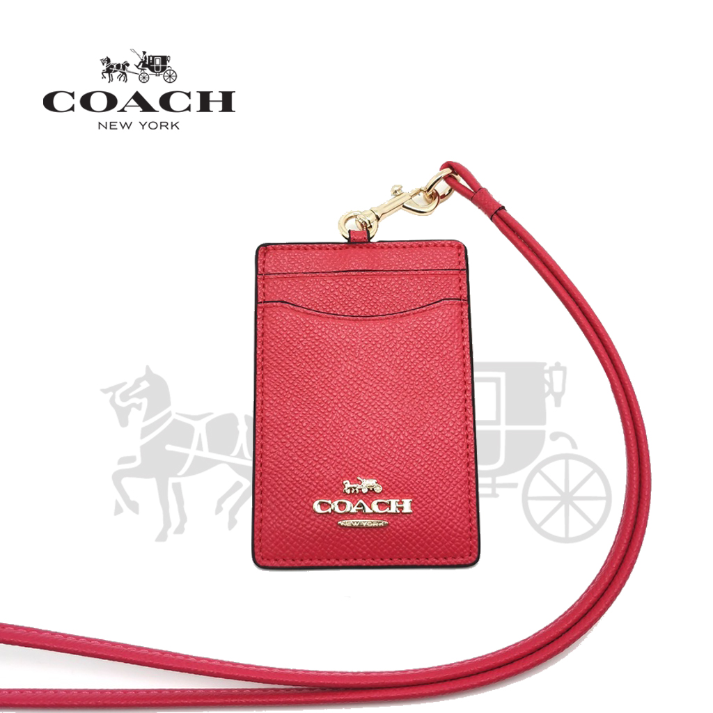 Coach Metal Logo ID Card Holder Lanyard Limited Edition U.S IMPORT