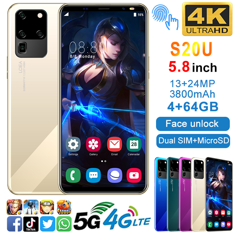 4g Handphone Promo Hp Terbaru 2020 Ram 4gb 64gb Handphone S20u Android 9 1 Smartphone 5 8 Inch Hp Murah 500 Ribuan 4800mah Cellphone Lazada Indonesia