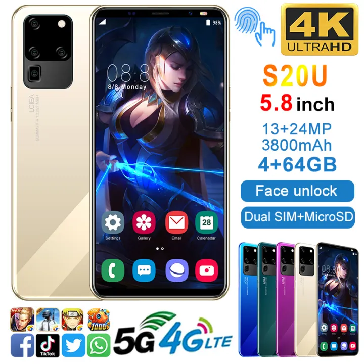 4g Handphone Promo Hp Terbaru 2020 Ram 4gb 64gb Handphone S20u Android 9 1 Smartphone 5 8 Inch Hp Murah 500 Ribuan 4800mah Cellphone Lazada Indonesia