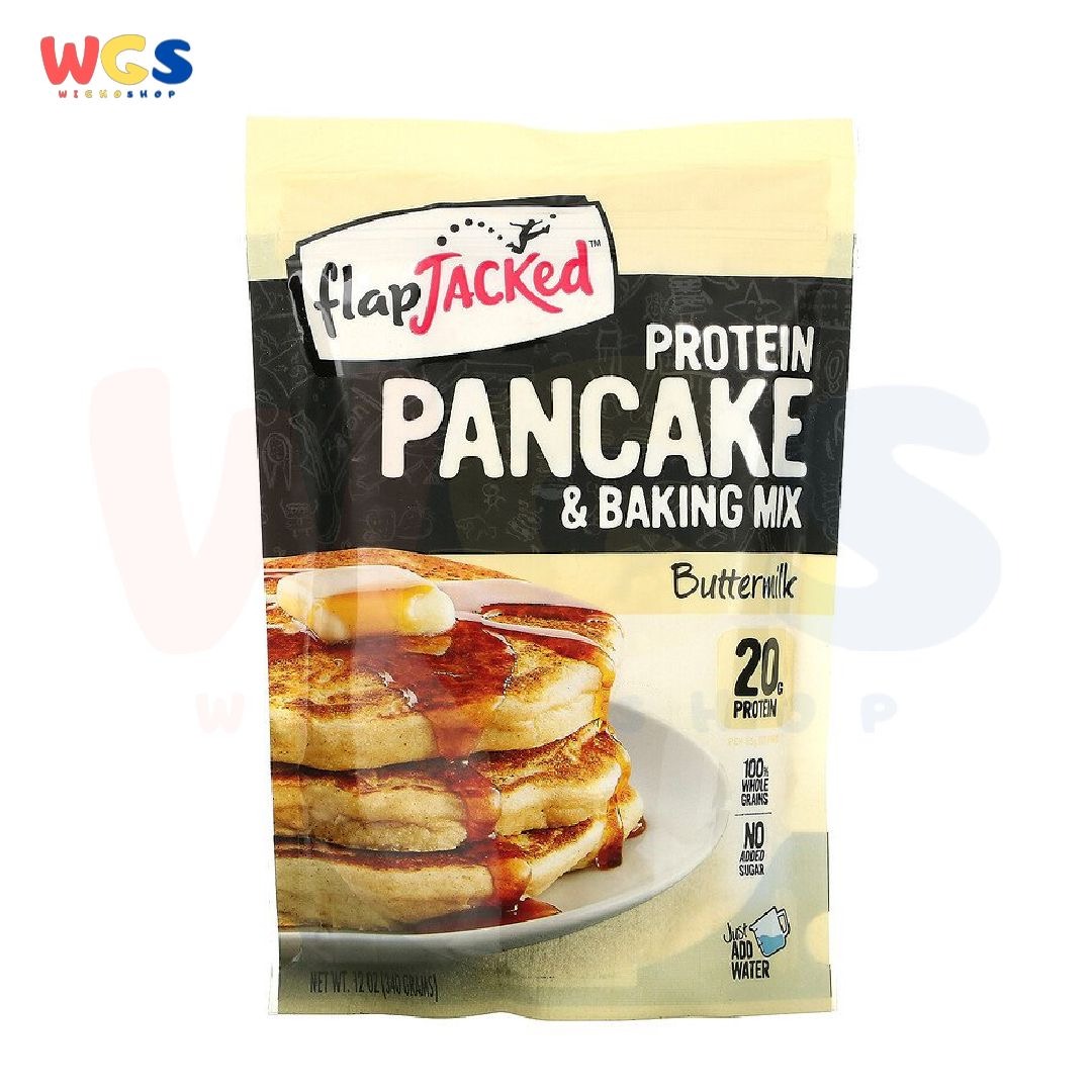 FlapJacked Protein Pancake & Baking Mix Buttermilk 12oz 340g Lazada
