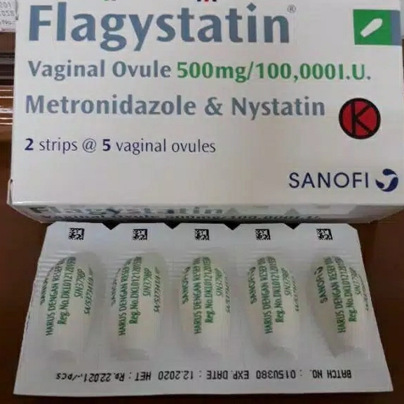 flagystatin sup vaginal ovule perstrip isi 5 supp