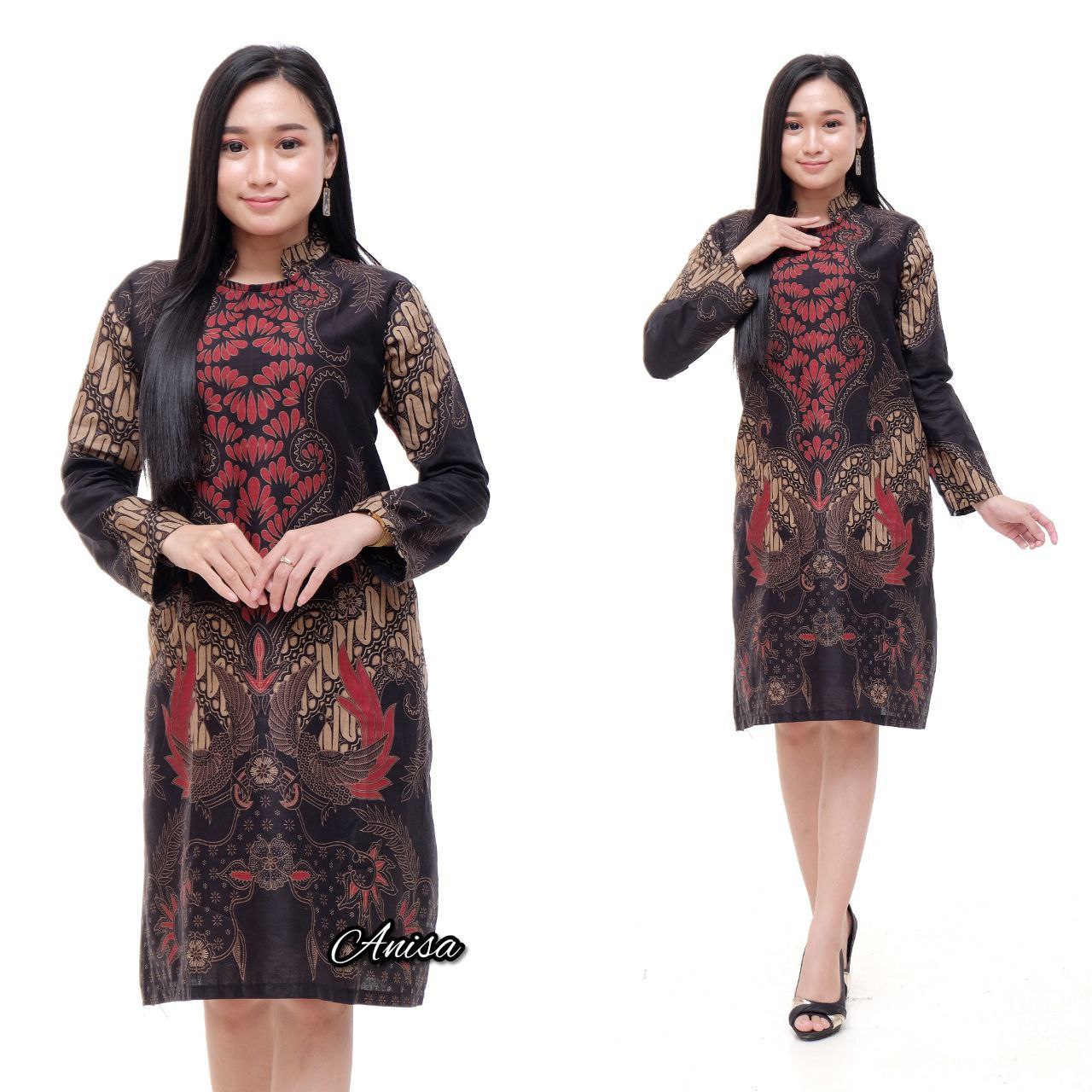 Atasan Wanita Tunik Batik Motif Lasem - Batik Seragam Kantor - Batik IFA |  Lazada Indonesia