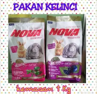 Makanan Kelinci Nova 1 Kg Membeli Jualan Online Makanan Hewan