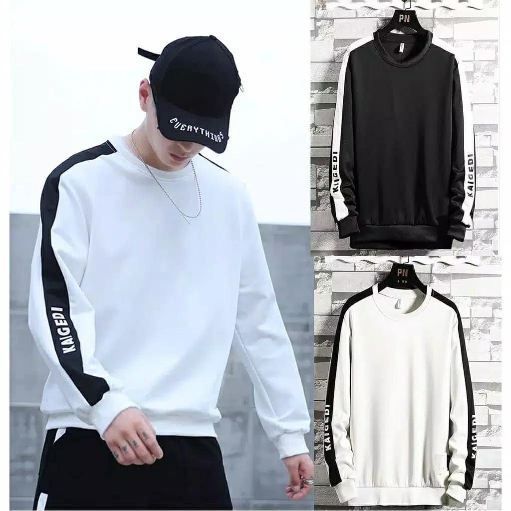 sweater tanpa hoodie