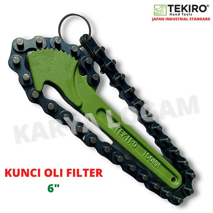 TEKIRO KUNCI PEMBUKA FILTER OLI RANTAI 6 INCH OIL FILTER CHAIN OF0961