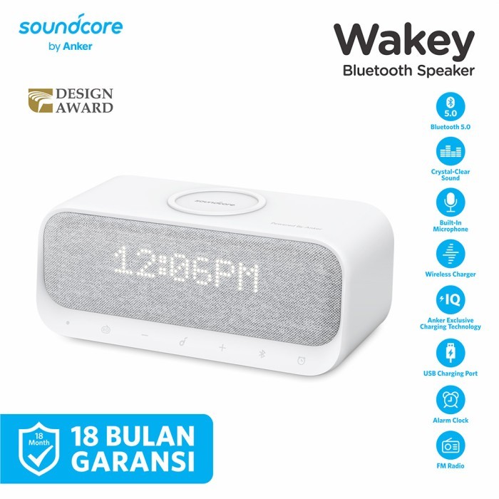 Speaker Bluetooth SoundCore Wakey By 